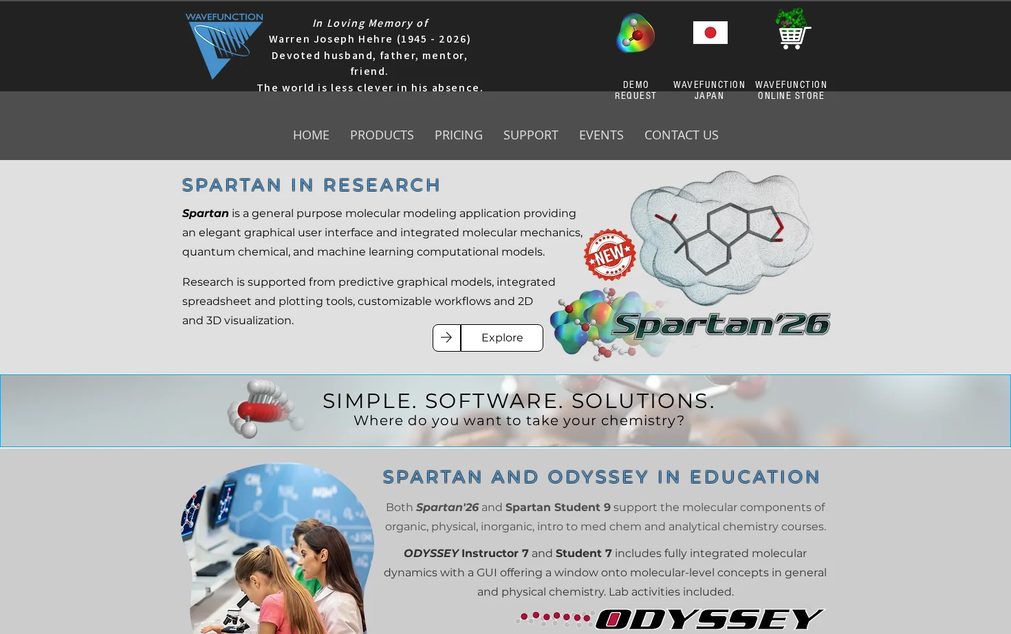 Wavefunction 页面快照